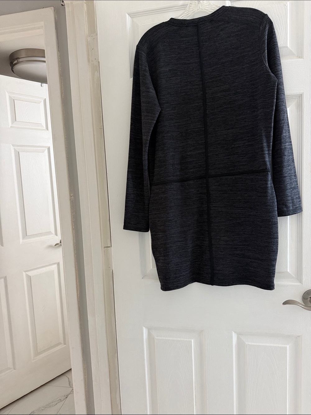 ATHLETA Black Destiny Long Sleeve Dress Size S